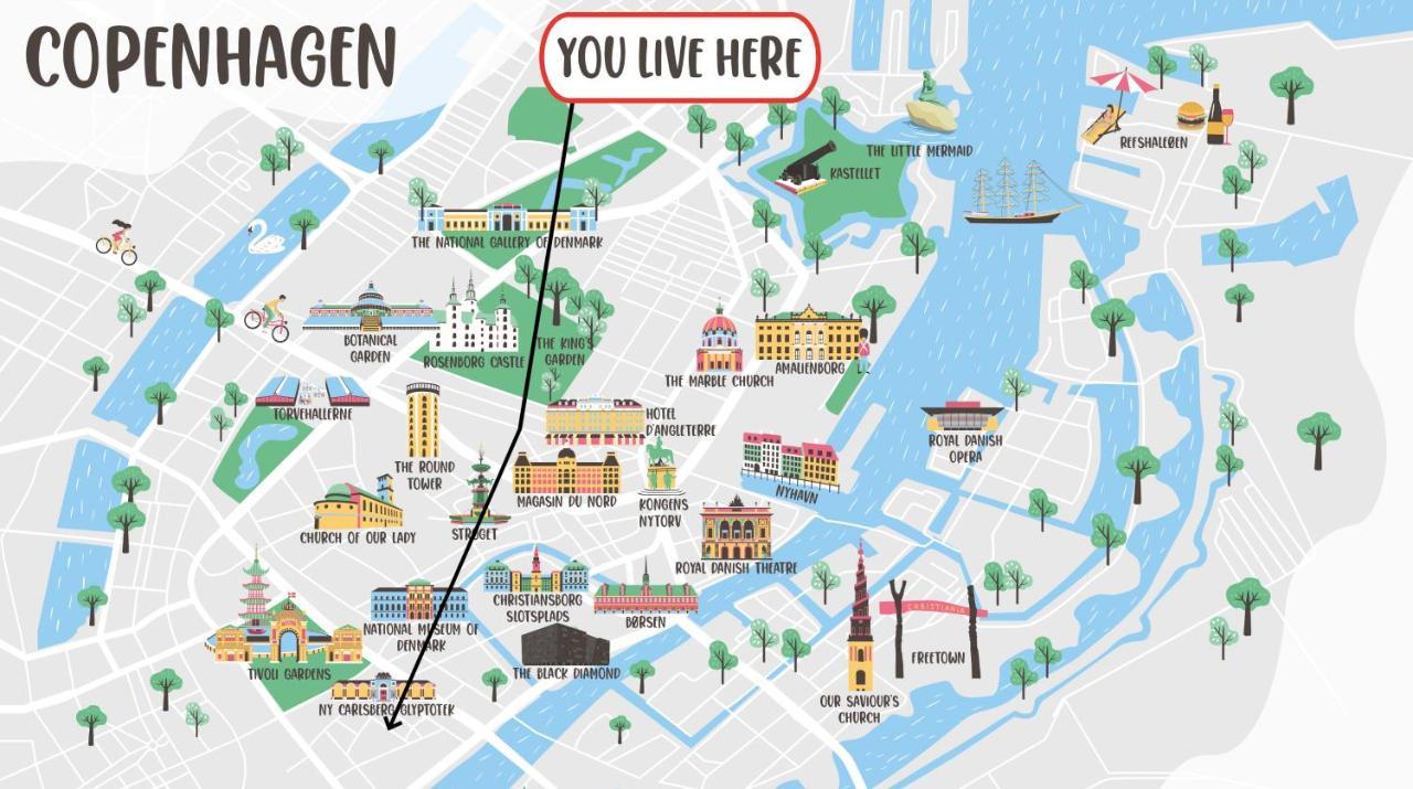 Xl Exclusive Penthouse By Copenhagen City & Tivoli Luaran gambar